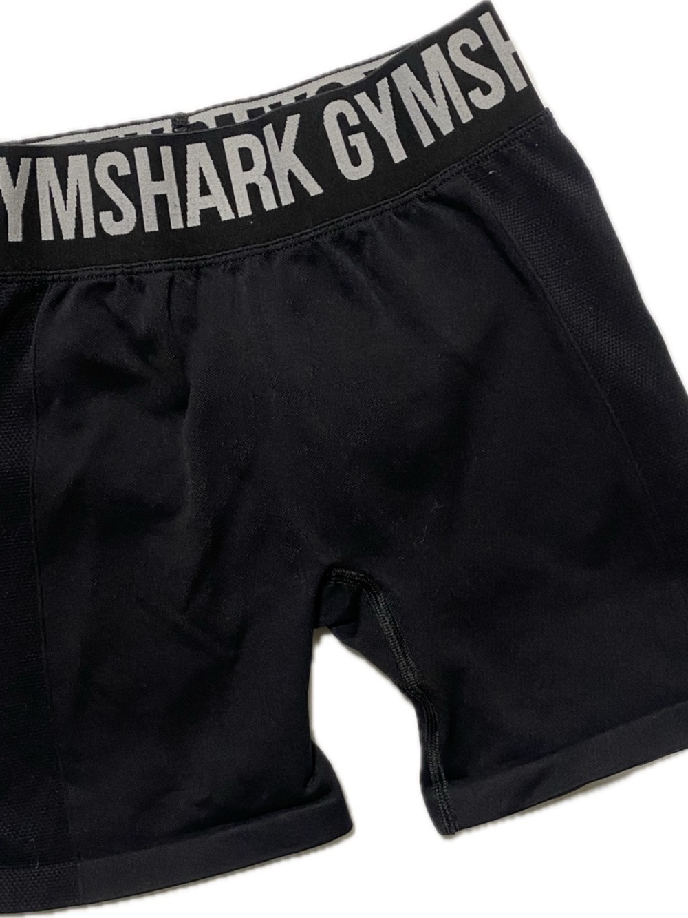 Gymshark Black Compression Training Shorts with Contrast Logo Waistband